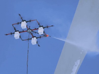 Dùng drone để chữa cháy nhà cao tầng và cứu người gặp nguy