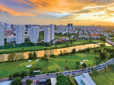 Dòng vốn đầu tư nước ngoài chủ yếu chảy vào phân khúc chung cư cao cấp và văn phòng cho thuê. Ảnh: Gia Huy