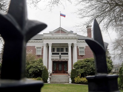 Tòa nhà Tổng lãnh sự Nga lại thành phố Seattle. Ảnh: Sputnik.