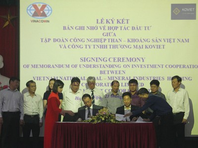 Nhà đầu tư Hàn Quốc hợp tác đầu tư với Tổng công ty Khoáng sản