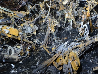 Trong 3 tháng đầu năm, cả nước xảy ra hàng chục vụ cháy tại các khu chung cư. Ảnh: Lê Toàn