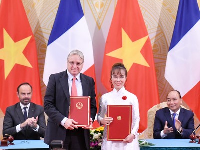 Vietjet ký hợp đồng mua 50 tàu bay của Airbus