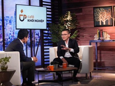 Đinh Minh Quyền, sáng lập Talks Café trong Chương trình Café khởi nghiệp tập 34