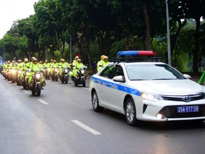 Các đơn vị tham gia diễu hành tại lễ ra quân (Ảnh minh họa: Internet)