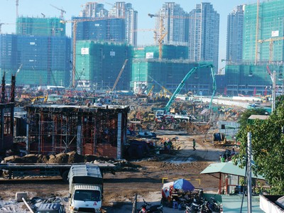 TP.HCM đang trên đường trở thành 1 siêu đô thị. Ảnh: Shutterstock 