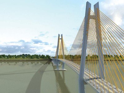 Phối cảnh cầu Mỹ Thuận 2.