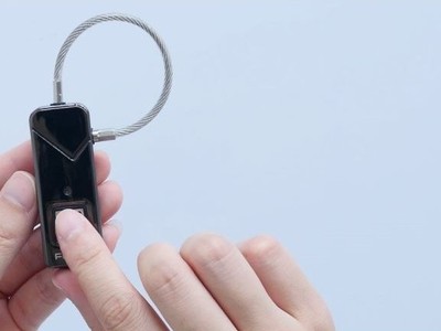 Ổ khóa thông minh không cần chìa, mở bằng vân tay, chống bụi và nước, pin dùng cả năm