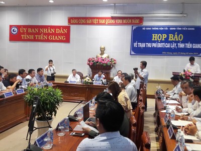 Giá vé các nhóm phương tiện sẽ giảm từ 40 - 60% so với trước. Dự kiến Trạm thu phí BOT Cai Lậy bắt đầu thu phí trong tháng 3/2019.