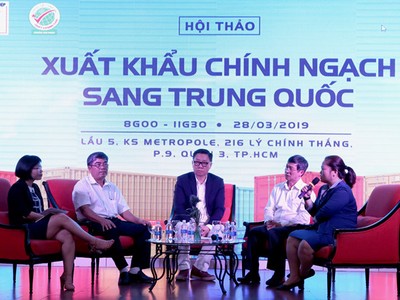 Cơ hội xuất khẩu chính ngạch sang Trung Quốc còn rất lớn.
