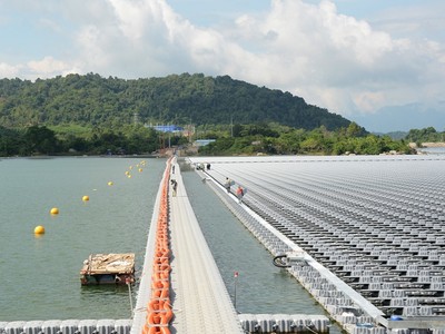 Nhà máy Điện mặt trời nổi hồ Đa Mi đi vào vận hành Nhà máy sẽ đóng góp cho hệ thống điện quốc gia khoảng 70 triệu kWh/năm
