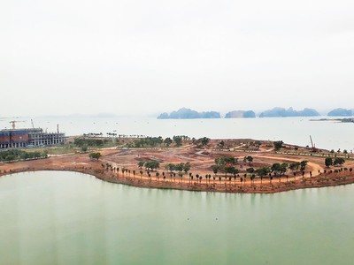 Dự án của  Bim Grroup tại Bãi Cháy. Ảnh: Thanh Tân