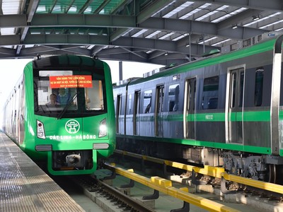 Hà Nội đã thống nhất phương án vay lại 2.306 tỷ đồng cho đường sắt Cát Linh - Hà Đông