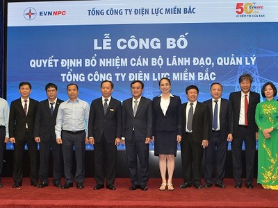 Tổng công ty Điện lực miền Bắc có dàn lãnh đạo mới