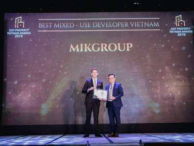 MIKGroup bội thu giải thưởng tại Dot Property Vietnam Awards 2019