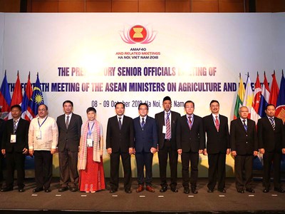 Hội nghị Bộ trưởng Nông Lâm nghiệp ASEAN lần thứ 40 diễn ra năm 2018 tại Hà Nội
