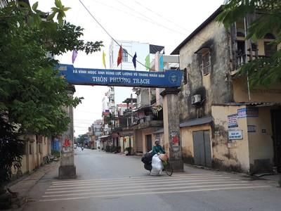 Thị trường địa ốc Đông Anh lặng sóng trước tin tốt. Ảnh: Kim Đức 