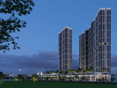 Phối cảnh dự án dự án Khu chung cư cao tầng, văn phòng thương mại và nhà ở Tuyên Sơn.