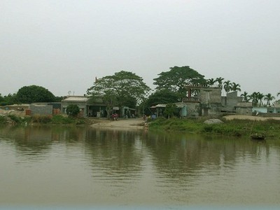 Bến phà Quang Thanh - nơi sẽ được 02 địa phương Hải Phòng và Hải Dương xây cầu mới với 398,6 tỷ đồng