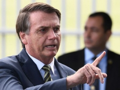 Tổng thống Brazil Jair Bolsonaro. Ảnh: AFP