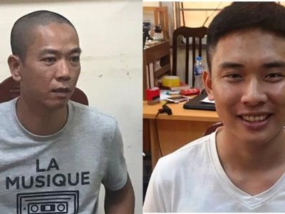 Hai nghi can Hoàng Ngọc và Phùng Hữu Mạnh (Ảnh: ANTĐ)