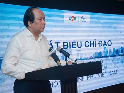 Bộ trưởng Mai Tiến Dũng phát biểu chỉ đạo.