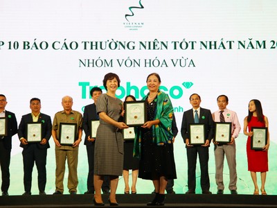 Traphaco lập “hattrick” tại cuộc Bình chọn Doanh nghiệp niêm yết 2018