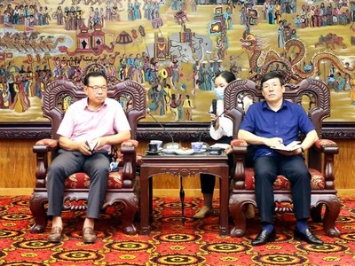 Lãnh đạo tỉnh Vĩnh Phúc sẽ đồng hành cùng các doanh nghiệp Hàn Quốc vượt qua các khó khăn. Ảnh: Internet.