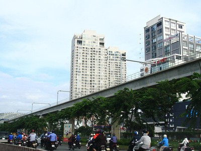 Bất động sản "bám" metro có triển vọng tăng giá cao. Ảnh: Thành Nguyễn.