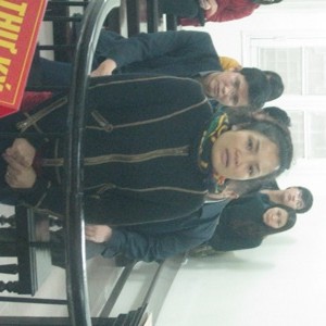 Bị cáo Trử Thị Hòa tại phiên tòa sáng 25/2/2014