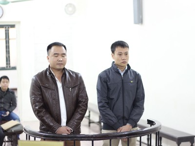 Các bị cáo tại tòa