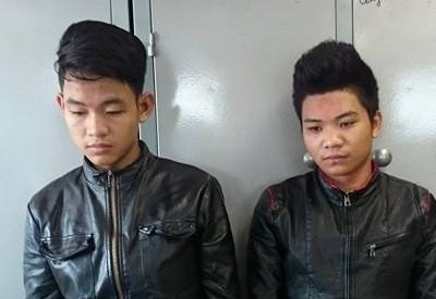  Đức Anh và Thế Dũng tại Cơ quan Công an 