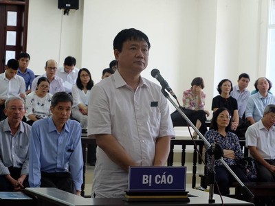 Bị cáo Đinh La Thăng cho rằng án sơ thẩm vô lý