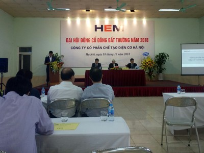 Cổ đông Công ty Chế tạo điện cơ Hà Nội thông qua nhận sáp nhập Chế tạo máy điện Việt Nam - Hungary
