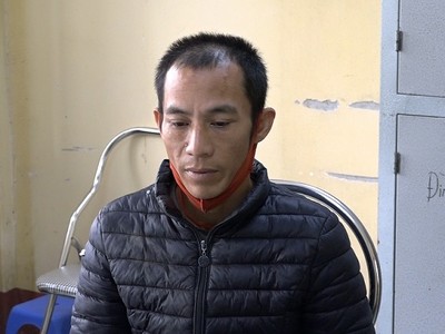 Đối tượng Trần Xuân Sơn tại cơ quan điều tra