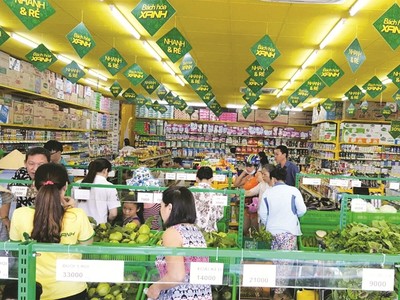 6 tháng, doanh thu Bách hóa xanh tăng gần 10 lần so với cùng kỳ năm trước