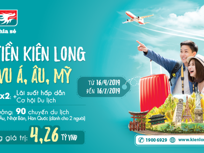 Kienlongbank triển khai chương trình khuyến mãi tiết kiệm mới