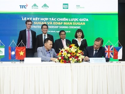 Niên vụ 2018 - 2019, TTC Sugar (SBT) xuất 4.500 tấn đường organic sang châu Âu