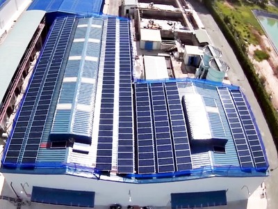 Dự án Nhà máy Kymdan Củ Chi sẽ giảm được gần 200 tấn CO2 mỗi năm khi đi vào hoạt động bằng việc lắp đặt hệ thống điện mặt trời áp mái