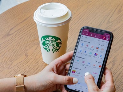 MoMo là ví điện tử đầu tiên được chấp nhận thanh toán tại Starbucks Vietnam