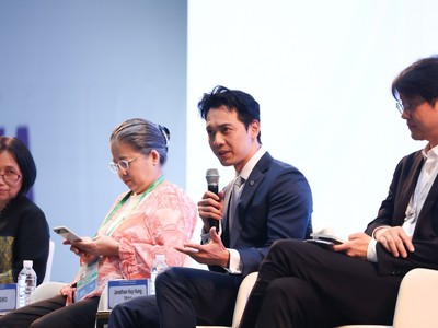 Ông Trần Hùng Huy phát biểu tại phiên thảo luận của APEC Public Private Dialogue