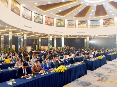 Toàn cảnh buổi họp báo Lễ hội Trà quốc tế 2025.