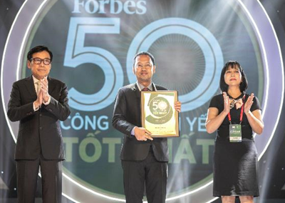 Nam Long lần thứ 4 nằm trong top 50 công ty niêm yết tốt nhất  ​