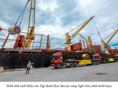 Tập đoàn Hoa Sen xuất nhiều đơn hàng trong dịp Tết Tân Sửu 2021
