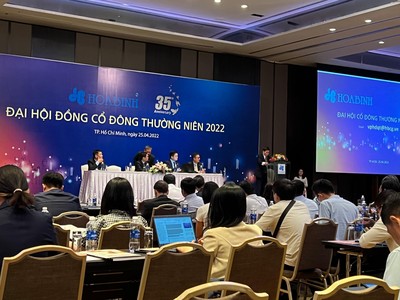 ĐHĐCĐ Tập đoàn Hòa Bình (HBC): Xin thưởng 100 triệu USD nếu đạt 1 tỷ USD lợi nhuận vào 2032