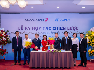 Tập đoàn Xây dựng Hòa Bình (HBC) và Tập đoàn DragonGroup ký kết hợp tác chiến lược