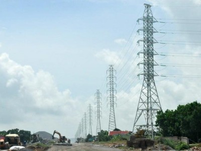 Đường dây 220 kV Hải Hà-Cẩm Phả sẽ vận hành cuối năm 2015