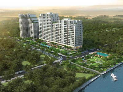 Phối cảnh khu căn hộ cao cấp Opal Riverside