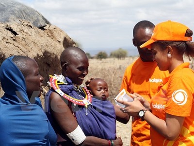 Năm 2015, Viettel Global đã khai trương thị trường tại Tanzania. (Ảnh: Trung Hiền/Vietnam+)
