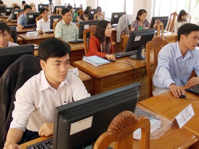 Ảnh thí sinh thi công chức năm 2015