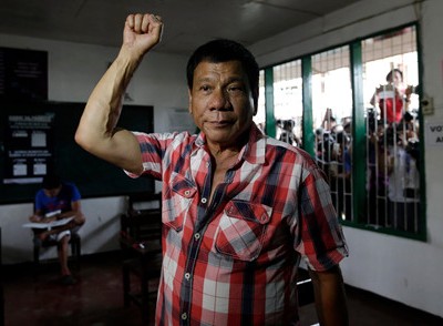 Ông Rodrigo Duterte. Ảnh: EPA.